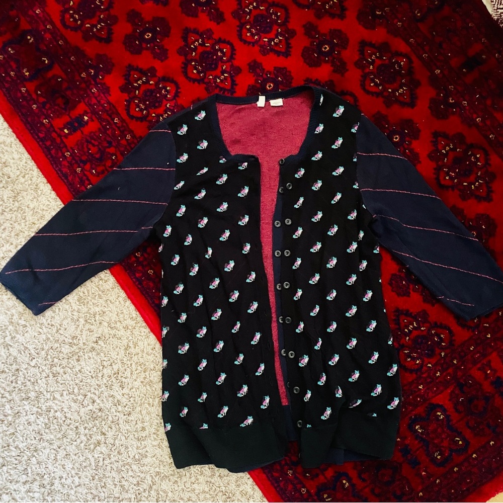 Anthropologie Moth Fox Willy Cardigan Sweater Large EUC!